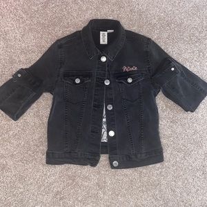 Black Denim Disney Jacket